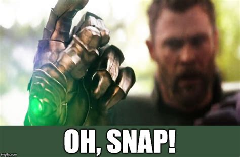 Thanos Snap Memes Imgflip