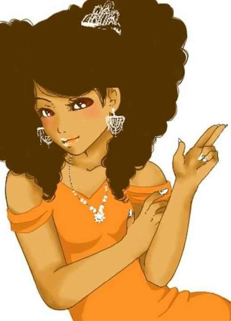 Pin By Elle Spencer On Artful Black Anime Characters Natural Hair