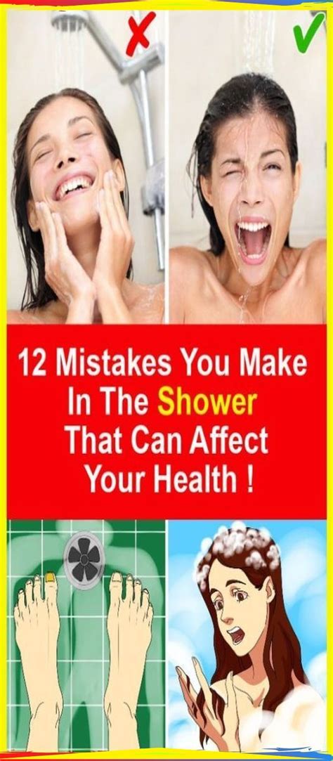 Bad Shower Habits For Your Health Health And Fitness Articles