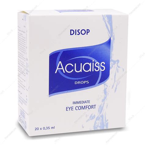 محتویات این قطره ها شبیه ترکیب اشک است. مشخصات، قیمت و خرید قطره اشک مصنوعی آکوایس Acuaiss دیساپ ...