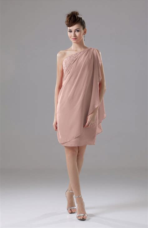 See more ideas about dusty rose dress, bridesmaid dresses, dresses. Dusty Rose Cocktail Dress - Cute Sheath Sleeveless ...