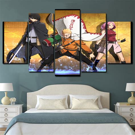 Anime Naruto Naruto Team 7 3 5 Piece Canvas Art Wall Decor Canvas