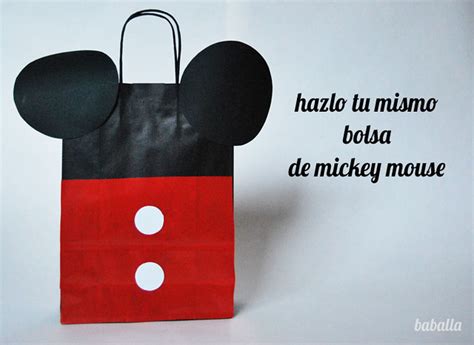 Diy Bolsa Mickey Mouse