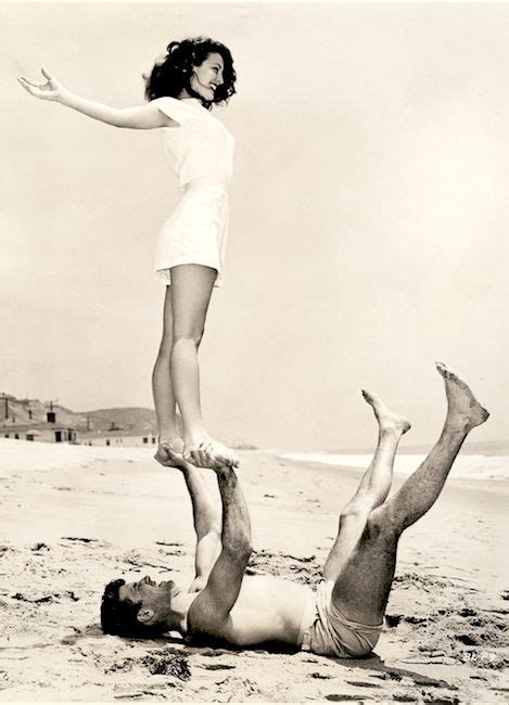 Burt Lancaster And Ava Gardner Have Fun During A Photoshoot For “the Killers” 1946 Golden Age