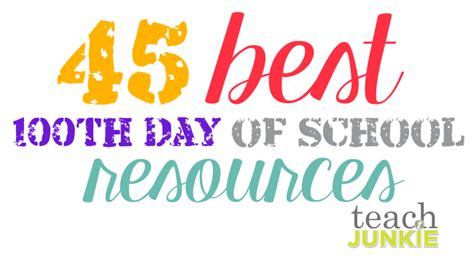 teach junkie on twitter 45 best 100thday of school resources have you wondered what are the