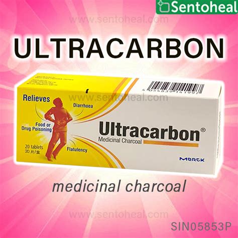 Qoo10 Ultracarbon Ultra Carbon Tablets 20s Medicinal Charcoal