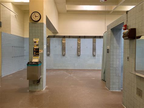 Open Shower Appreciation — The Showers In The Men’s Locker Room In The