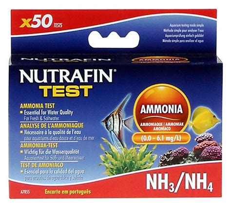Nutrafin Test Kit Ammonia Fresh And Salt Water Petstop