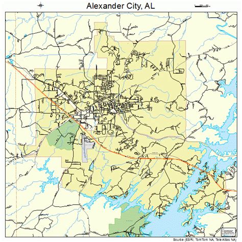 Official alexander city homes for rent. Alexander City Alabama Street Map 0101132