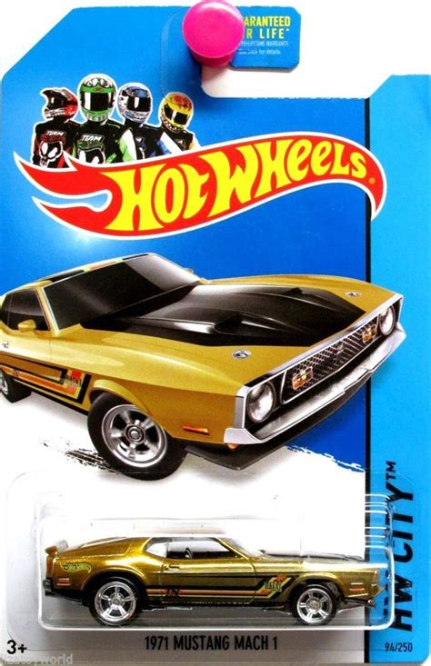 Hot Wheels 2014 Hw City Super Treasure Hunt 1971 Ford Mustang Mach 1