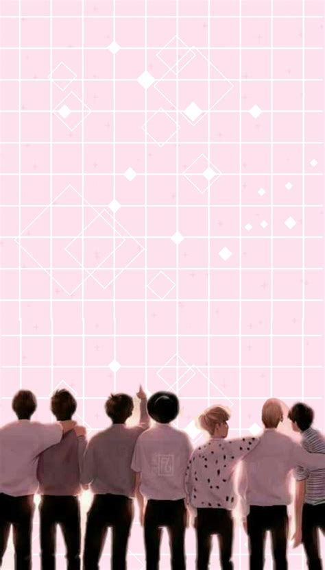 Bts Pink Wallpapers Wallpaper Cave