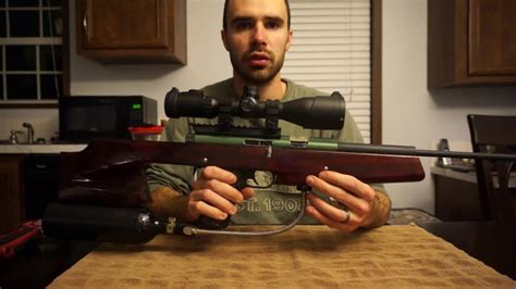 Diy 22cal Pcp Pellet Rifle Youtube