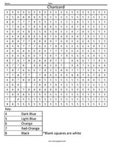 89 pokemon pictures to print and color. Pokemon Color by Number - Coloring Squared