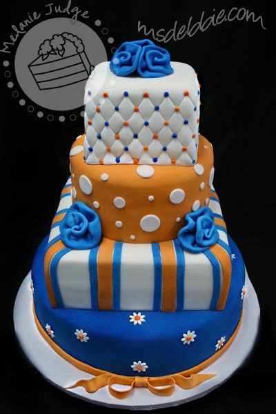 11 Uf Gator Graduation Cakes Photo Blue And Orange Graduation Cake