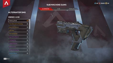 Apex Legends Alternator Stats Dps Ttk Spray Pattern Alternator Smg