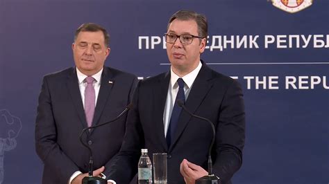 Problemi Za Dodika Vučić Protiv Sankcija Ali Nema Hrabrosti Podržati