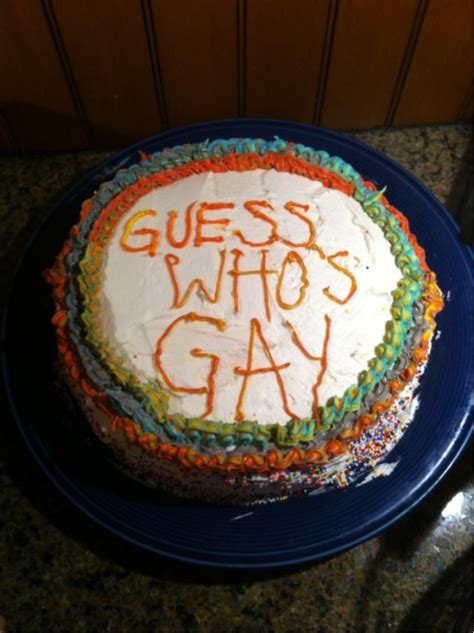 lovely cake guess who s gay funny cake funny birthday cakes cake