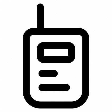 Communication Devices Electronic Talkie Technology Walkie Icon