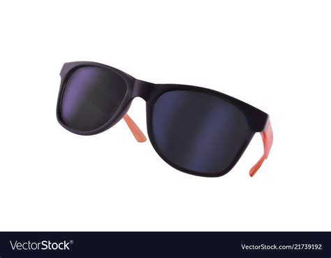Realistic Sunglasses Isolated On White Background Vector Image