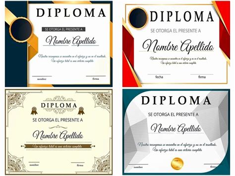 50 Diplomas Para Imprimir Y Editar D42