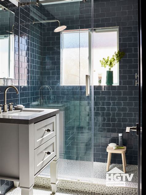 Jd Scotts Blue Tiled Bathroom Featured In Hgtv Magazine Bathroom