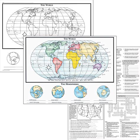 Basic Map Skills Map Activity Posters - TCRM231 | Teacher Created Resources