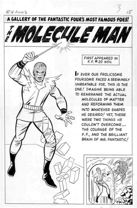 Kirby Jack Fantastic Four Annual 2 2 Up Pinup Splash Molecule Man