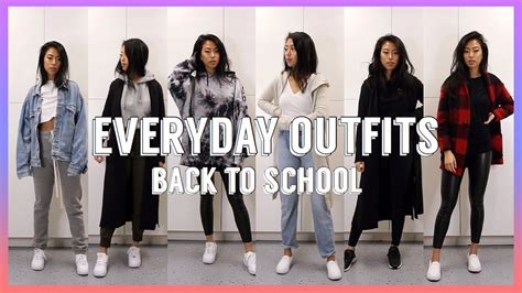 Winter Outfits Of The Week For School How To Style Sneakers Youtube