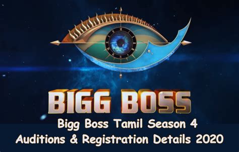 Here is the list of people who are in the house and got. Bigg Boss Tamil Season 4 - Auditions & Registration ...