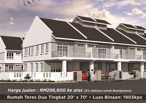 Decoration rumah teres 2 tingkat. Taman Koperat Perdana: RUMAH TERES DUA TINGKAT 20' x 70'