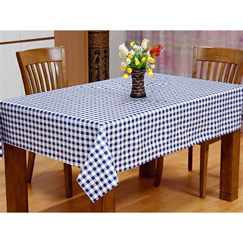 Premium crystal clear vinyl tablecloth serves as a fine table top protector, helping you protect your table from scratches and beverage spills. Wipe Clean PVC Vinyl Tablecloth Dining Kitchen Table Cover ...