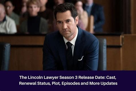 The Lincoln Lawyer Season Release Date Cast Renewal Status Plot