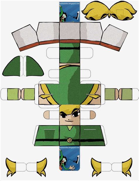 Utility (12) weapon (13) more ». Papercraft Vorlagen Wunderbar Paper toy Link 2 by ...