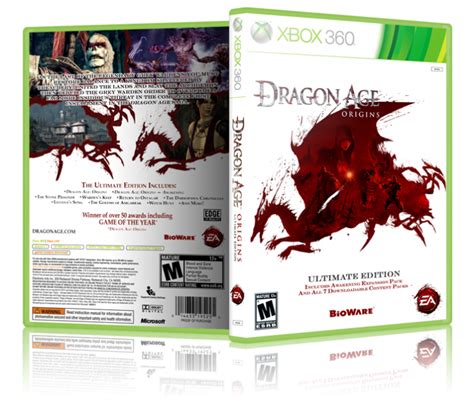 Dragon Age Origins Ultimate Edition Xbox 360 Box Art