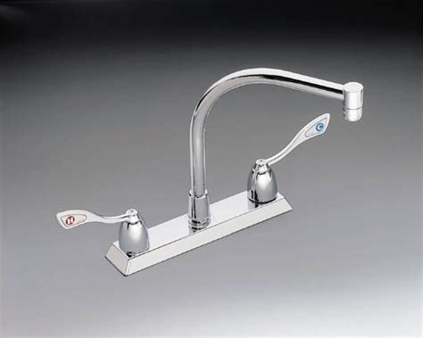 Find deals on products in home improvement on amazon. Moen 8799 Commercial Two Handle High Arc Kitchen Faucet ...