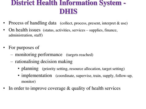 Ppt The District Health Information System Powerpoint Presentation