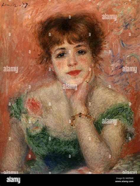 Portrait Of The Actress Jeanne Samary Stock Photo Alamy
