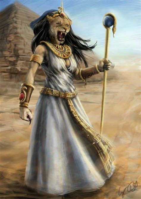 Sekhmet Diosa Egipcia Del Sol 【y De La Guerra】
