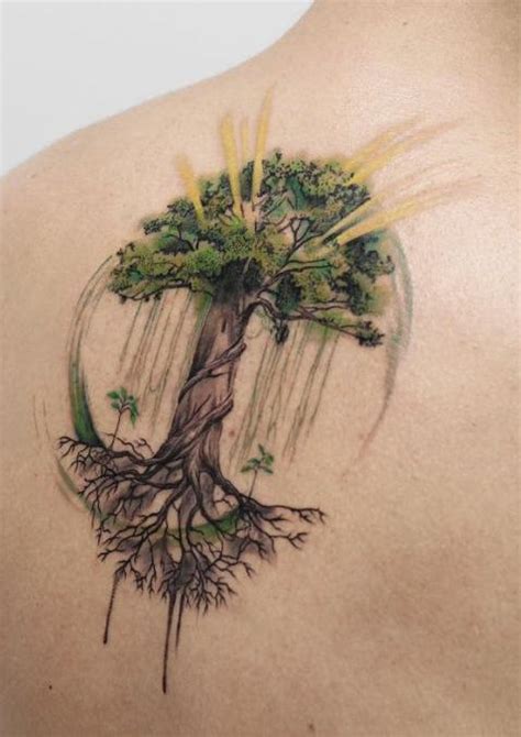 Awesome Tree Of Life Tattoo © Tattoo Artist Deborah Genchi Tree Tattoo