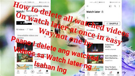How To Delete All Watched Videos On Watch Later At Once In Easy Way Not
