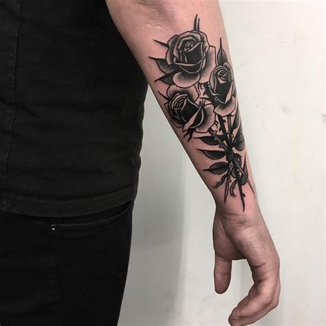 Arm Rose Tattoo Band Best Tattoo Ideas