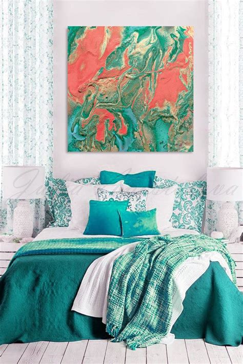 Attractive deals and innovative designs on these peach bedroom set the products apart. Coral beding | Bedroom wall colors, Teal rooms, Bedroom colors