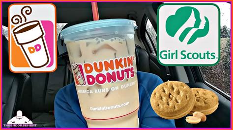 Dunkin Donuts Peanut Butter Cookie Iced Coffee Review Girl Scout