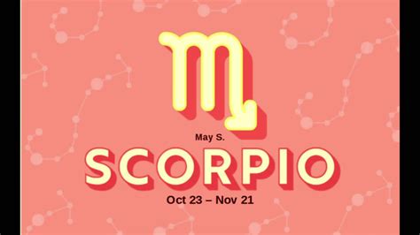 Scorpio Monthly Horoscope April Youtube