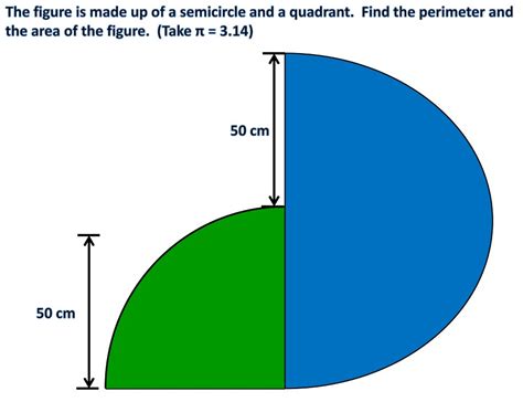 Year 6 Area And Perimeter Of Quadrants Semicircles 3 Q Flickr
