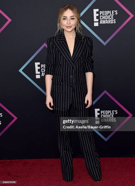 Sabrina Carpenter Attends The Peoples Choice Awards 2018 At Barker