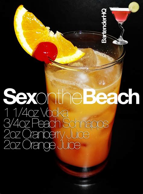 How To Make A Sex On The Beach Cocktail Behind The Bar Or For Your Next Party Food