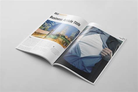 Magazine Template 40 | Magazine template, Photoshop magazine, Details magazine