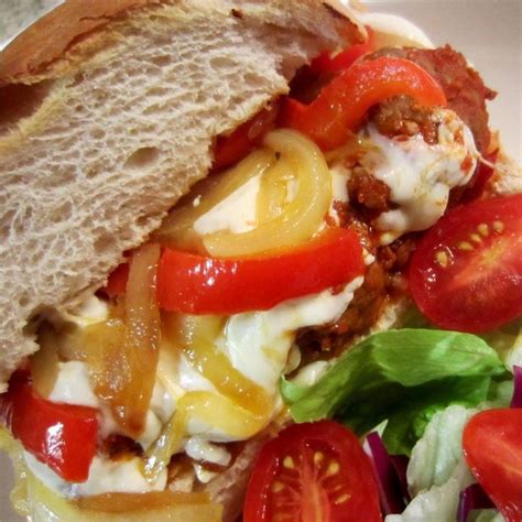 Meatball Grinder Recipe Meatball Grinder Recipes Sandwiches