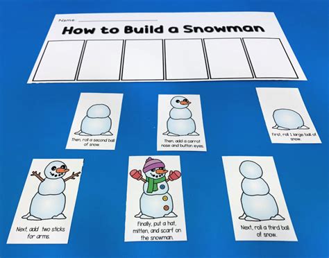 Building A Snowman Sequencing Printable Laptrinhx News